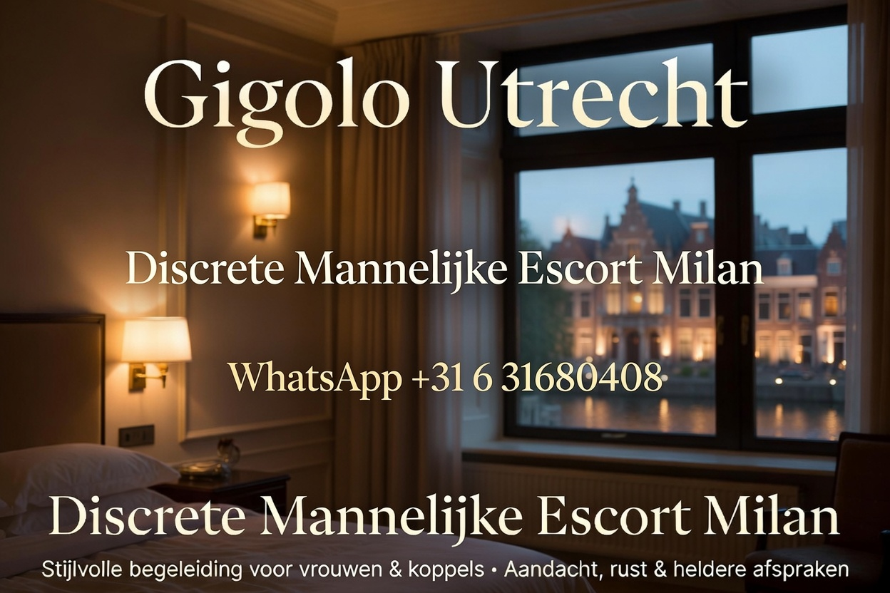 Gigolo Utrecht - Discrete mannelijke escort Milan. Stijlvolle begeleiding voor vrouwen en koppels. WhatsApp +31 6 31680408